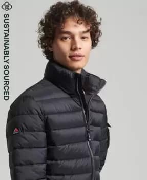 Superdry Mens Fuji Bomber Jacket Black - Size: M