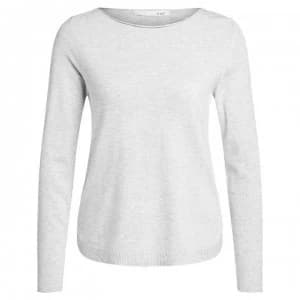 Oui Core Crew Jumper - Lightgrey 9087