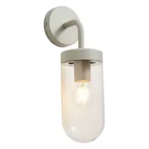 Zinc KEW Outdoor Wall Lantern Dove Grey