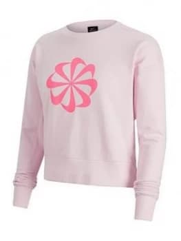Nike Training Icon Clash Sweatshirt - Pink Foam