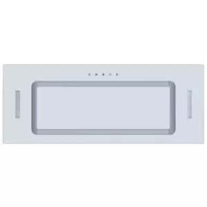 Culina UBICON75W 1 75cm Canopy Extractor Hood in White Glass 3 Speed F