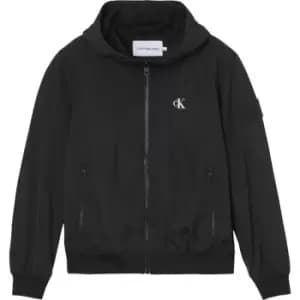 Calvin Klein Jeans Unpadded Hooded Harrington - Black