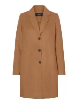 VERO MODA Long Jacket Women Brown