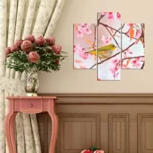3MDF-021 Multicolor Decorative MDF Painting (3 Pieces)