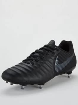 Nike Mens Tiempo Legend Academy Soft Ground Football Boot Black Size 10 Men