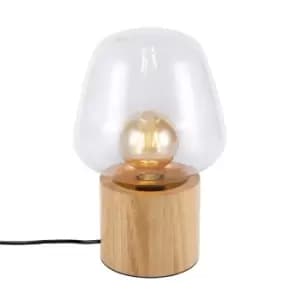 Christina Cylindrical Table Lamp Clear E27