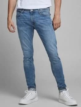 Jack & Jones Tom Organic Skinny Fit Jeans - Blue Denim