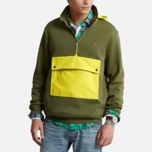 Polo Ralph Lauren Shell and Jersey Hoodie - M