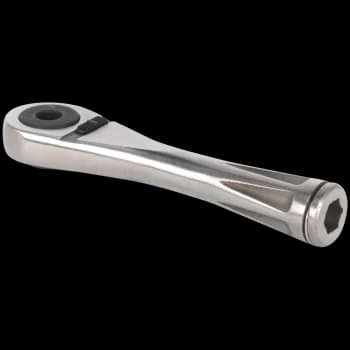 Sealey 1/4" Hex Drive Stainless Steel Micro Ratchet Bit Driver 1/4"