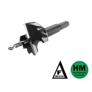 FAMAG 40mm Bormax 3 Prima Pilot Guided Carbide Tipped TCT Forstner Bit, 1664040