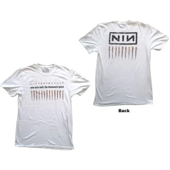 Nine Inch Nails - Downward Spiral Unisex Large T-Shirt - White