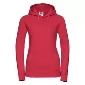 Russell Womens Premium Authentic Hoodie (3-Layer Fabric) (L) (Classic Red)