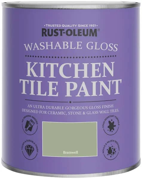 Rust-Oleum Rust-Oleum Gloss Kitchen Tile Paint 750ml - Bramwell