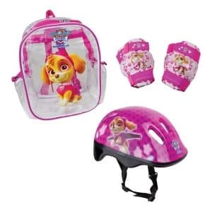 Paw Patrol Skye Helmet, Knee Pads, Elbow Pads & Bag Protection Pack