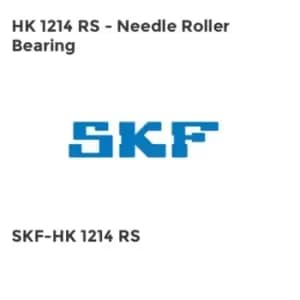 HK 1214 RS - Needle Roller Bearing