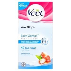 Veet Cold Wax Strip Sensitive 40s