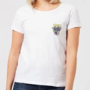 Spyro Retro Pocket Womens T-Shirt - White - 3XL