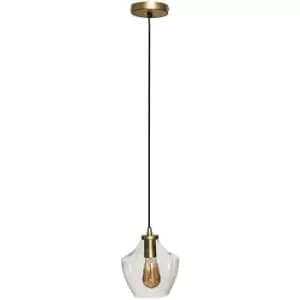 Glass Pendant Ceiling Light Fitting - No Bulb - 0