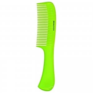Denman Precision Rake Comb - Lime Green