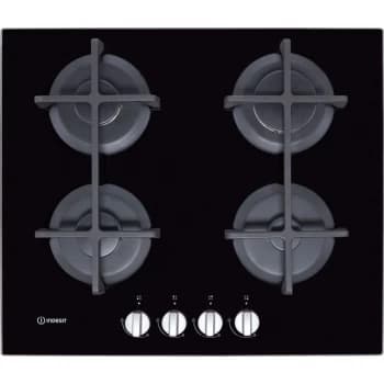 Indesit ING61TBK 59cm 4 Burner Gas Hob