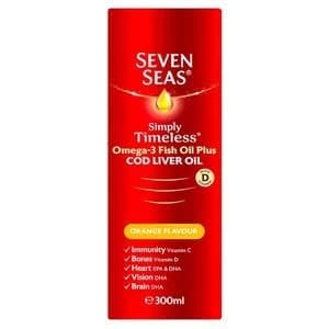Seven Seas Orange Flavoured Cod Liver Oil 300ml