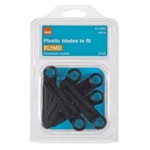 BQ FL240Q Plastic Lawnmower blade Pack of 6