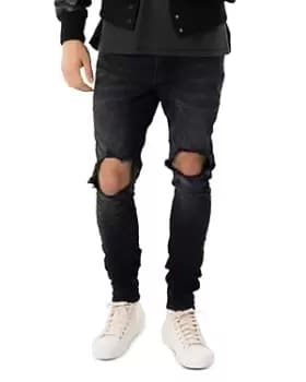 Purple Brand Skinny Fit Jeans in Raw Indigo