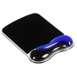 Original Acco Kensington Gel Wave Mouse Mat BlueBlack 62401