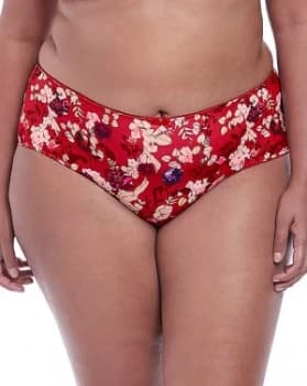 Goddess Kayla Red Floral Full Briefs