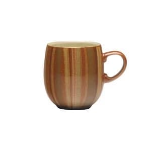 Denby Fire Stripes Large Curve Mug