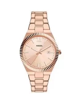 Fossil Womens Scarlette Watch Stainless Steel, Multi, Women