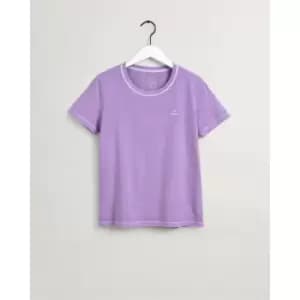 Gant Sunfaded C-Neck Ss T-Shirt Soothing - Purple