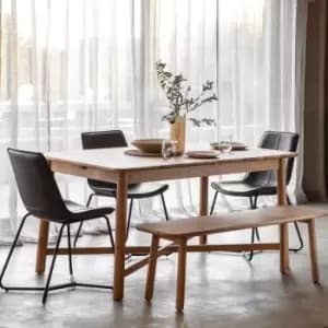Crossland Grove Kingston Extending Dining Table Light Wood1500/2000X950X750mm