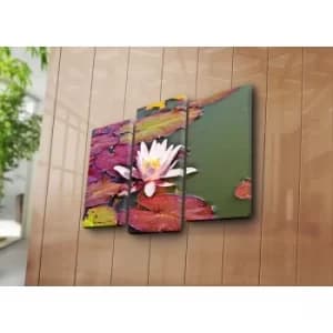3KBPAT-3 Multicolor Decorative Canvas Painting (3 Pieces)