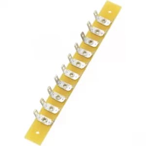 Tru Components Terminal Strip 10 Poles Epoxy 100 x 10mm