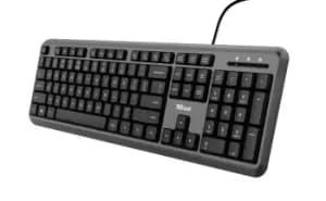 Trust ODY keyboard USB German Black