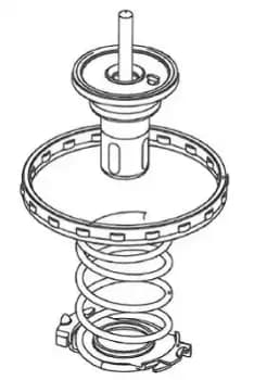Thermostat - Without Housing - With Gasket 799-88K by MotoRad