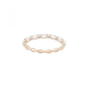 Ladies Swarovski Rose Gold Plated Vittore Ring Size 52