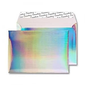 Wallet Peel and Seal Shimmering Rainbow C5 162x229 140gsm
