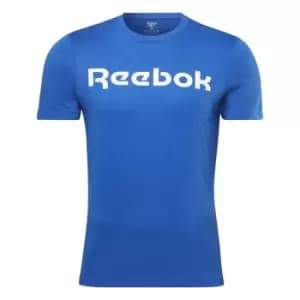 Reebok Graphic Logo T-Shirt Mens - Blue