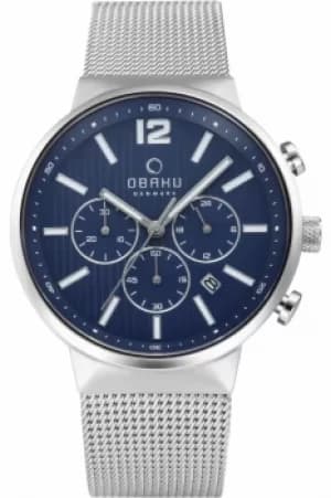 Mens Obaku Chronograph Watch V180GCCLMC