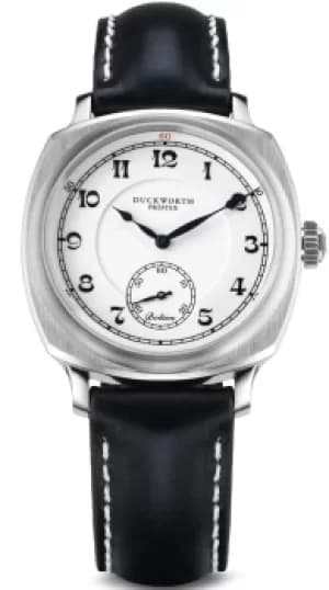 Duckworth Prestex Watch Bolton Small Seconds Black Leather
