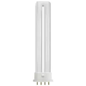 Crompton Lamps CFL PLS-E 9W 4-Pin Dimmable Single Turn Cool White Frosted SE-Type