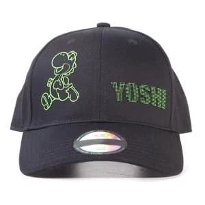 Nintendo - Yoshi Dots Unisex Adjustable Cap - Black