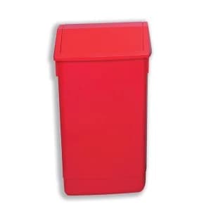 Flip Top Bin 60 Litre Composite Plastic Red