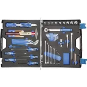 Gedore TOURING 6600780 Trades people Tool kit Case 49 Piece