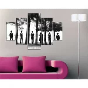 ST136 Multicolor Decorative MDF Painting (5 Pieces)