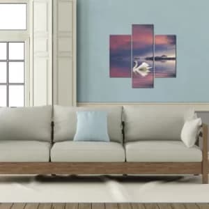 3MDF-011 Multicolor Decorative MDF Painting (3 Pieces)