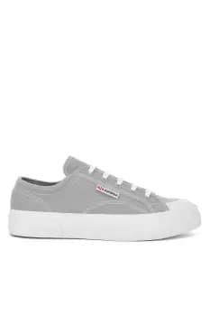 Superga 2630 Stripe Trainer Female Grey Colomba UK Size 6.5