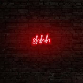 Shhh - Red Red Wall Lamp